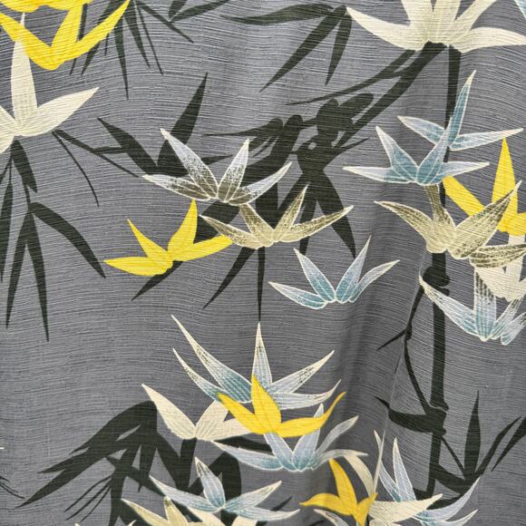 Tommy Bahama Shirt Mens XXL Silk Gray Floral Button Up Tropical Coastal - Picture 4 of 7